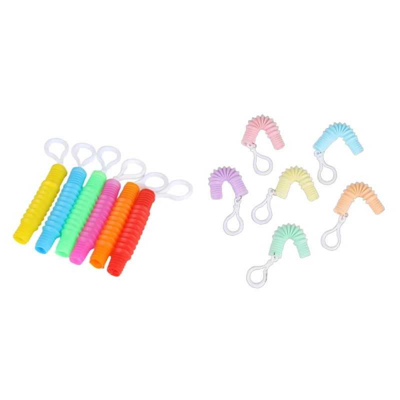 Stress Toy Sensory Fidget Stretchy Tube Free Wrap Bend Autism OCD ADD Therapy |