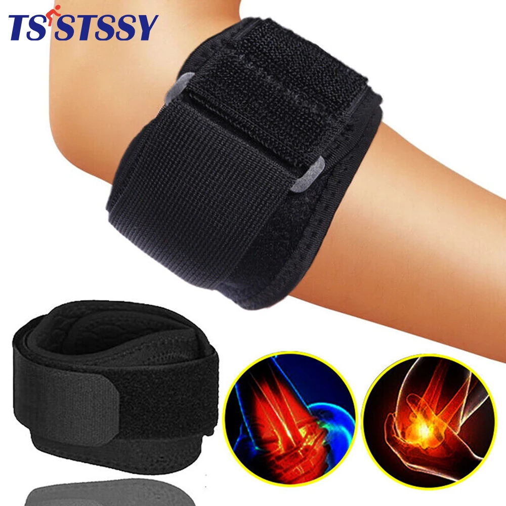 

Elbow Brace Support Strap Forearm Compression Sleeve Men Women Weightlifting,Tennis Golf Pressure Relief, Sports Injury Recovery