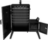 D Wide Body Vertical Offset Charcoal Smoker,Black 6