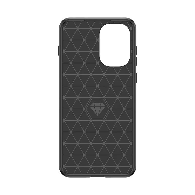Durable Anti-Knock Soft TPU Silicone Carbon Fiber Full Back Cover