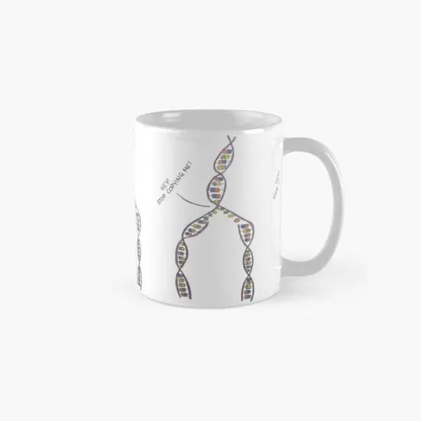 

Stop Copying Me Dna Classic Mug Photo Design Cup Drinkware Simple Tea Handle Round Gifts Printed Picture Coffee Image