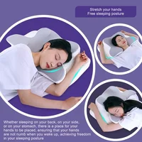 Memory Foam Pillows Butterfly Shaped Relaxing Cervical Slow Rebound Neck Pillow Pain Relief Sleeping Orthopedic Pillow Beding 2