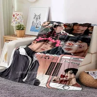Hwang In Yeop Soft Flannel Blanket Kd Star Poster Blanket Sofa Bed Bedroom Living Room Portable Home Travel Break Blanket 1