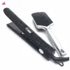 Straightener Iron & Paddle Brush Set Rhinestone Flat Iron& Massage Brush Kit planchas para el cabello& Cepillo Set 3