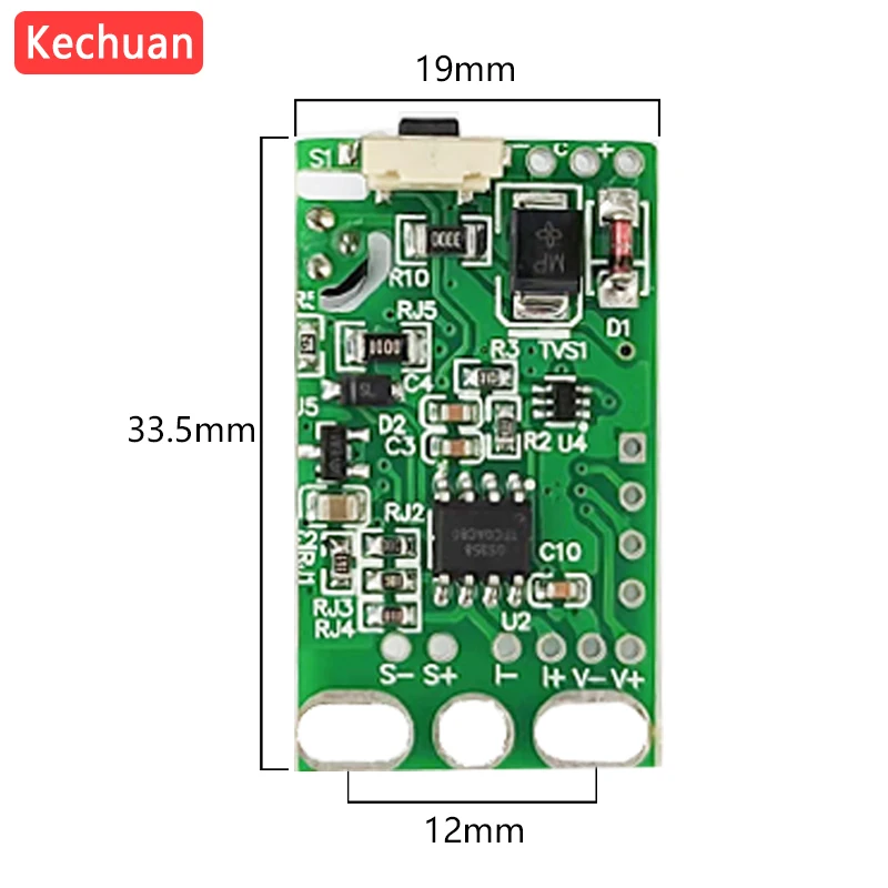 Pressure transmitter circuit board 4-20mA output Hesmann type strip board anti-interference pressure sensor circuit