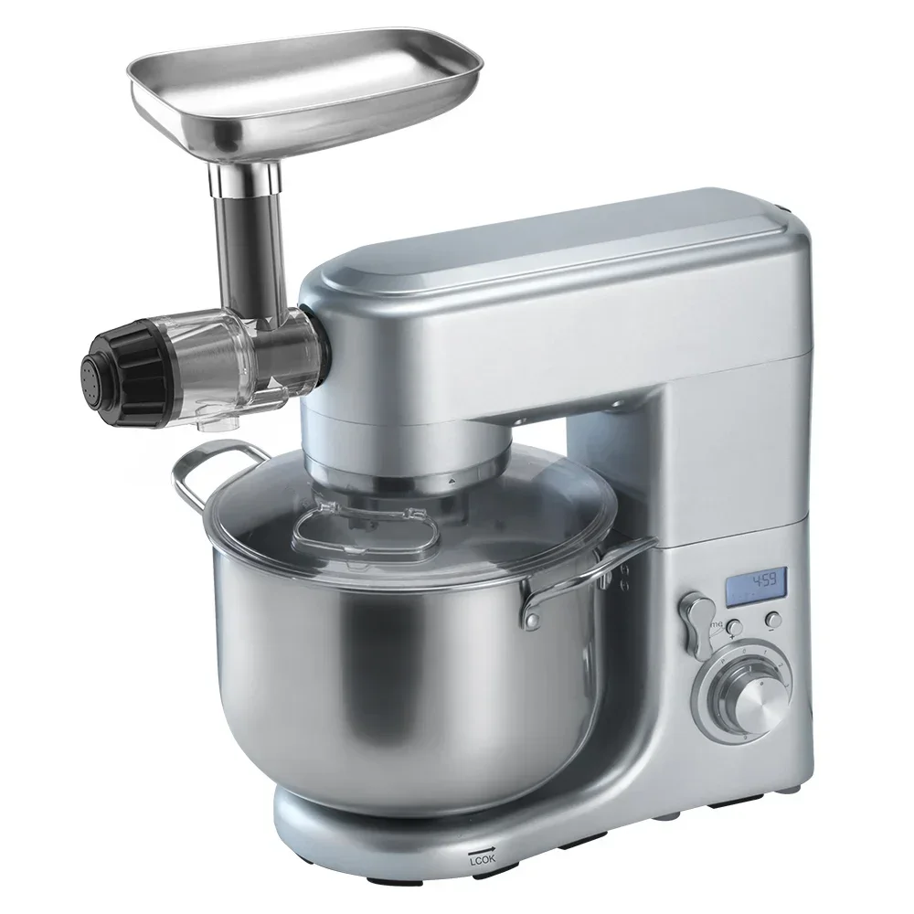 Large Size Commercial Powerful 1500W Stand Mixer Dough Kneading Kitchen Machine Home Used with 10L Mixing Bowl