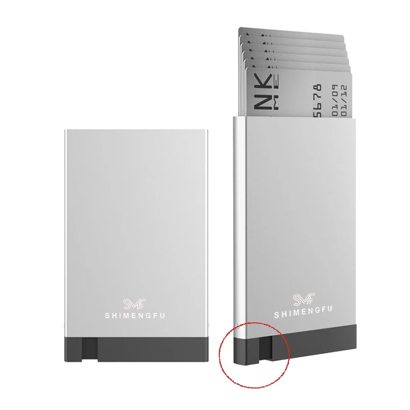 2025 RFID Blocking Aluminum Smart Wallet-Minimalist Pop-Up Card Holder for Men And Women, Credit Card Case, wallet card holder, card holder, credit card holder, card wallet