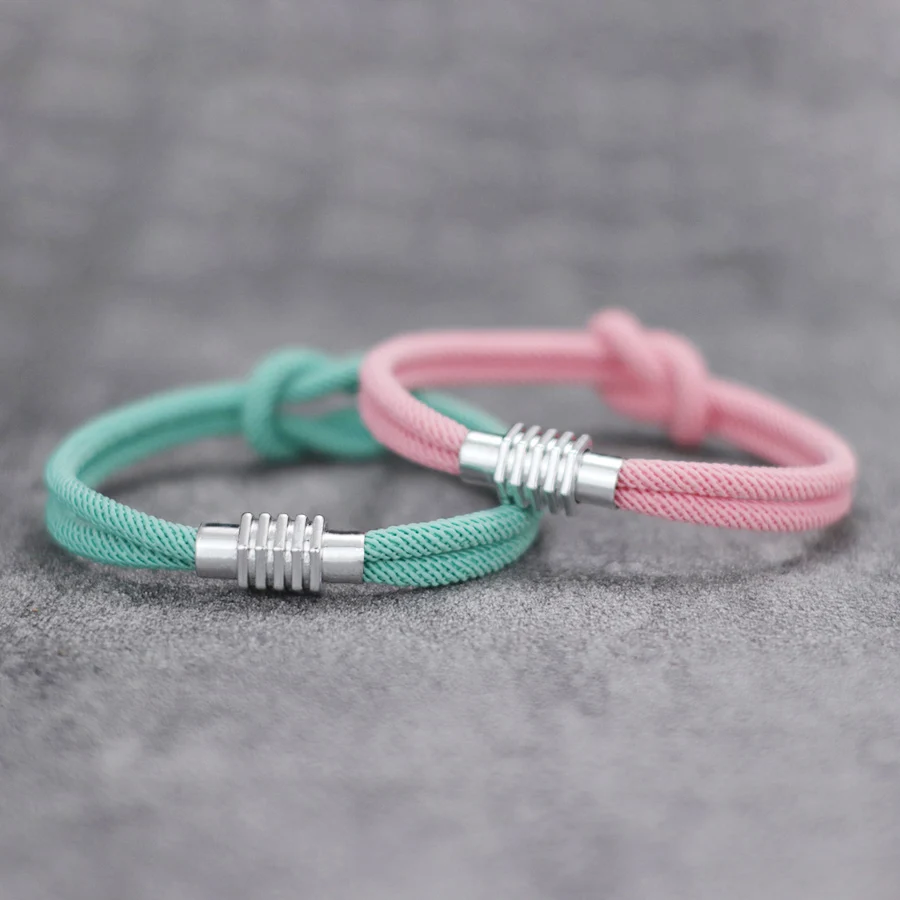 Concentric Knot Cord Chain Bracelet for Men and Women