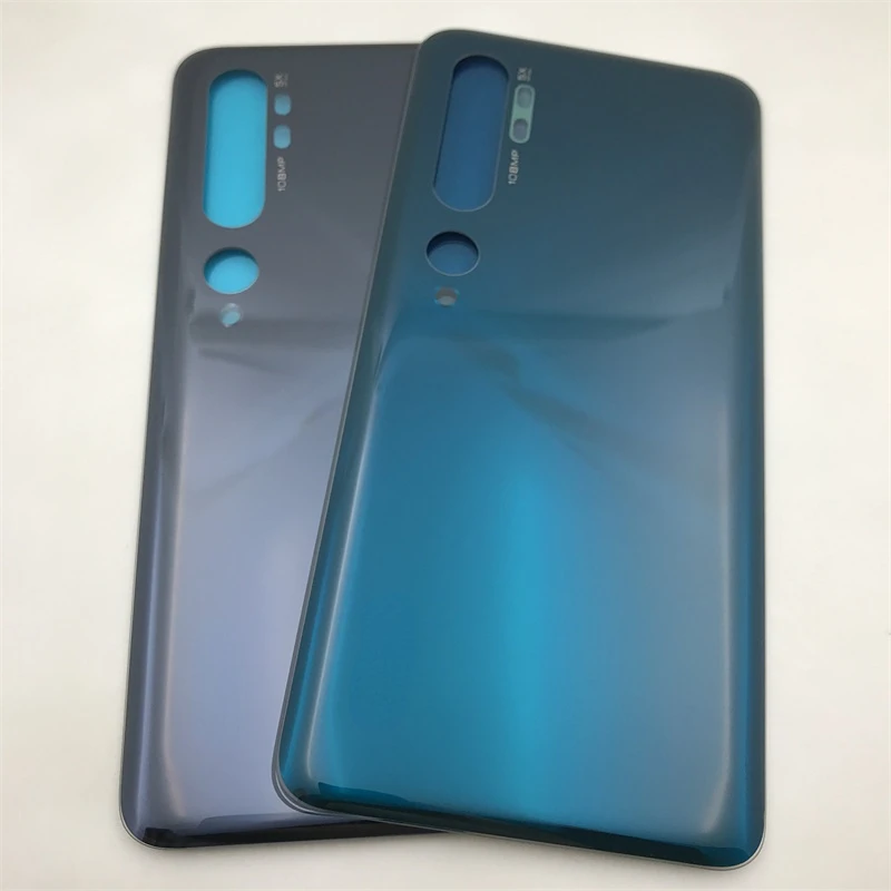 

Крышка батарейного отсека для Xiaomi Mi Note 10 Pro, запасные части стеклянного корпуса для Xiaomi Mi Note 10, Mi CC9 Pro, задняя крышка батарейного отсека