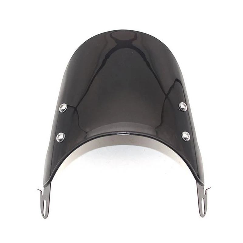 

Motorcycle Windshield Airflow Adjustable Windscreen Wind Deflector for 5-7 Inch Headlights Universal Moto Accessories