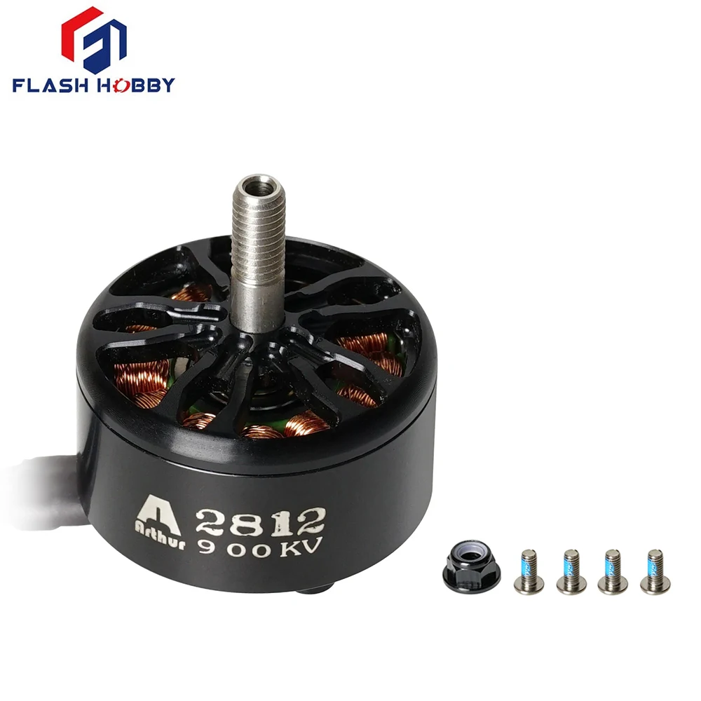 

FLASHHOBBY A2812 2812 900KV бесщеточный двигатель 3-6S 7 дюймов 8 дюймов 9 дюймов для радиоуправляемого дрона FPV дальнего действия, детали для самостоятельной сборки