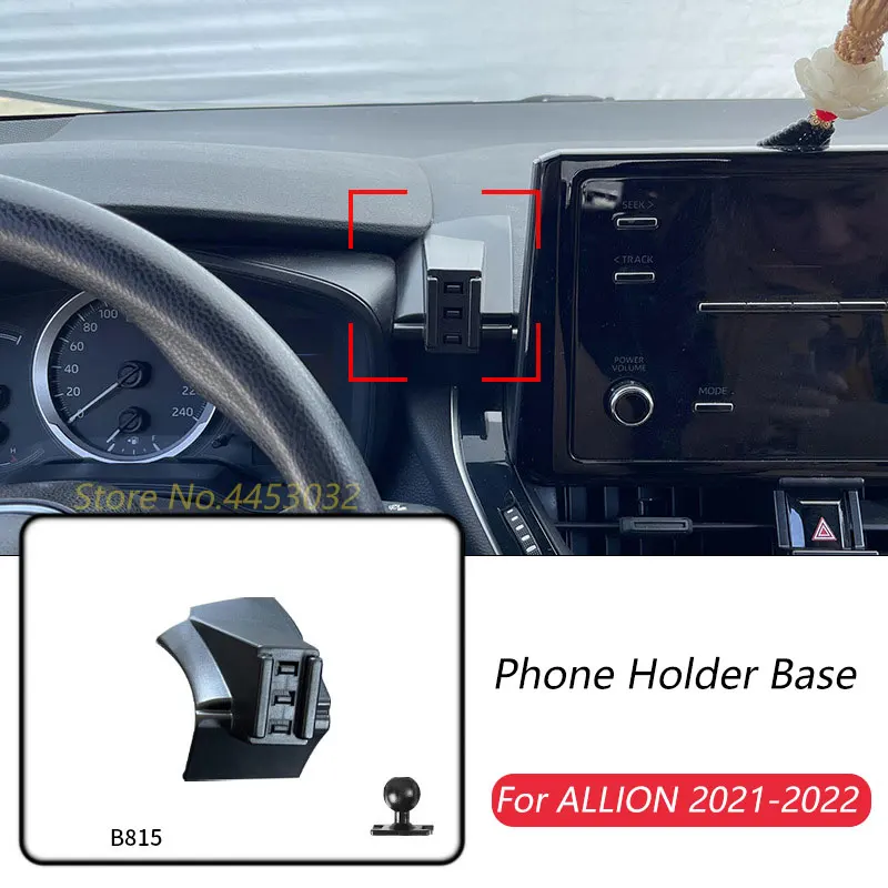 

Автомобильный держатель для телефона, специальные крепления для Toyota ALLION 2021-2022, фиксированный кронштейн для выпускного отверстия воздуха, базовые аксессуары с шаровой головкой 17 мм