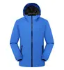 Autumn Winter Lightweight Men Jacket with Hood with Waterproof and Windproof Zipper Outdoor Fashion Men Sports Jacket DIY Logo 4