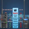 BAOFENG UV-5RH PRO GPS Walkie Talkie Bluetooth Wireless APP Programming 10W Multi Band Long Range Type-C AM Ham Two Way Radio 5