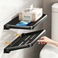 ติดผนัง, ชั้นวางเครื่องปรุงในครัวแบบพับได้, ไม่ต้องเจาะรู, ชั้นวางอเนกประสงค์สำหรับน้ำมัน, เกลือ, ซอส, น้ำส้มสายชู, เครื่องปรุงรส 1