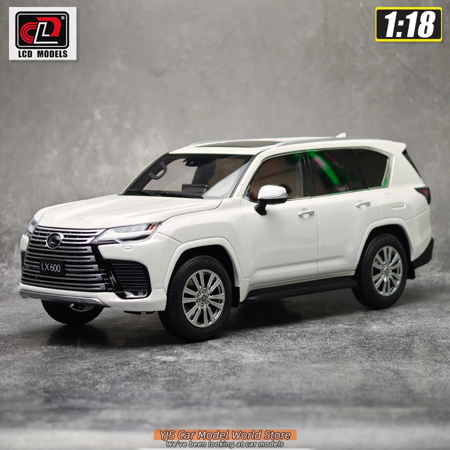 LCD 1:18 Lexus LX600 alloy car model SUV static decoration holiday