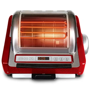 Description Picture 4 of itemShowtime EZ-Store Large Capacity Rotisserie & BBQ Oven, Digital Controls, Compact Storage, Perfect Preset Rotation Speed, Self-B