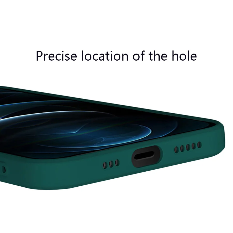 Ultrathin Shockproof Pure Color Lens Protection Cover For iPhone 6 7 8 Plus 11 12 13 Pro XS Max Mini XR Silicone Soft Phone Case cool iphone 12 pro max cases