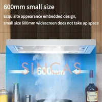 Range Hood For Kitchen Rental RoomTop Suction Kitchen Drainage Kitchen Ventilator Large Suction Exhaust Hood Pull  Easy to Clean 2