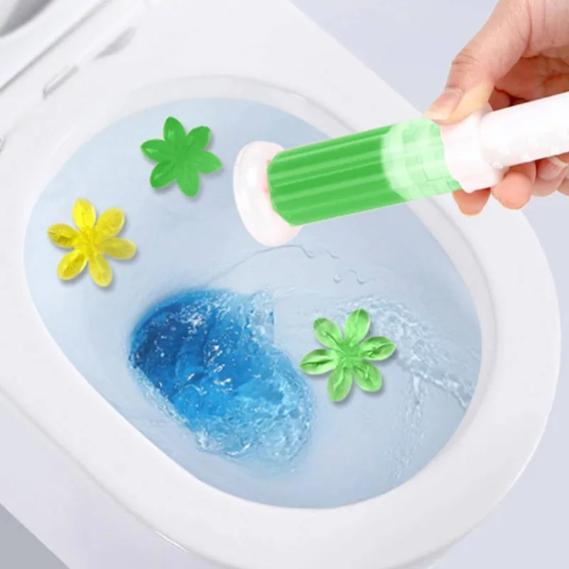 Flower Aromatic Toilet Gel Deodorant Cleaner Remove Odors 4 Pc toilet cleaner gel toilet cleaner