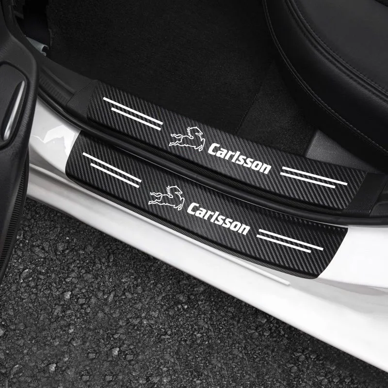 Кожаная защитная наклейка на порог для Carlsson E Class W207 A209 C209 A207 C207 Coupe E200 E250 E300 E350, аксессуары