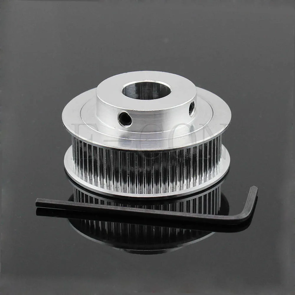 

GT2 Timing Pulley Alumium 60 Teeth Bore 5-14mm Teeth Width 11mm for Width 10mm GT2 Timing Belt and 3D Printer Stepper Motor