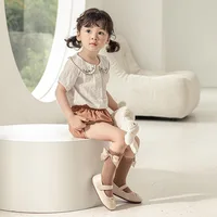 2023 New Kids Knee High Socks Baby Girls Boys Bow Long Sock Soft Cotton Mesh Breathable Children Hollow Out Socken For 0-7 Years 3