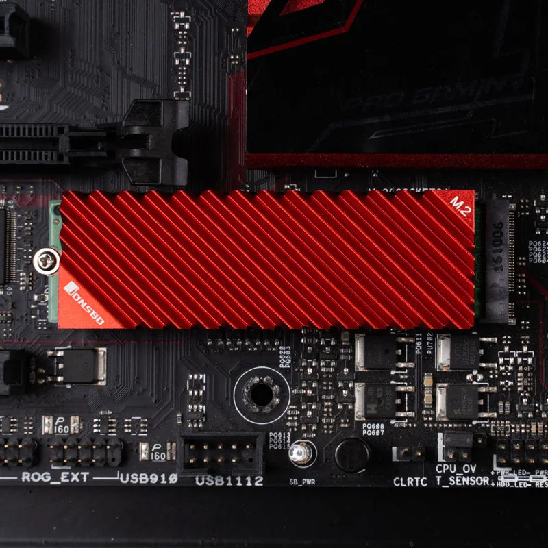 Disco Rígido de Estado Sólido com Almofada Térmica Nvme Heat Sink 2280 Dissipador de Alumínio pc Acessórios Jonsbo-m.2 - Imagem 6