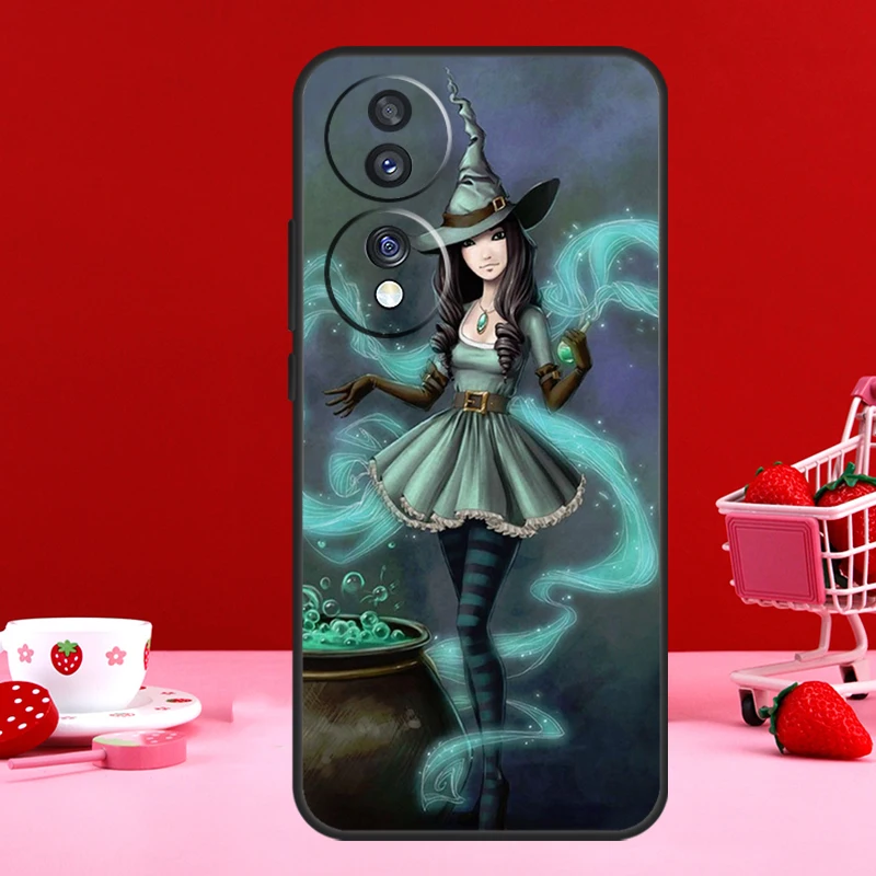 Halloween Moon Witch Horror Magic Phone Case