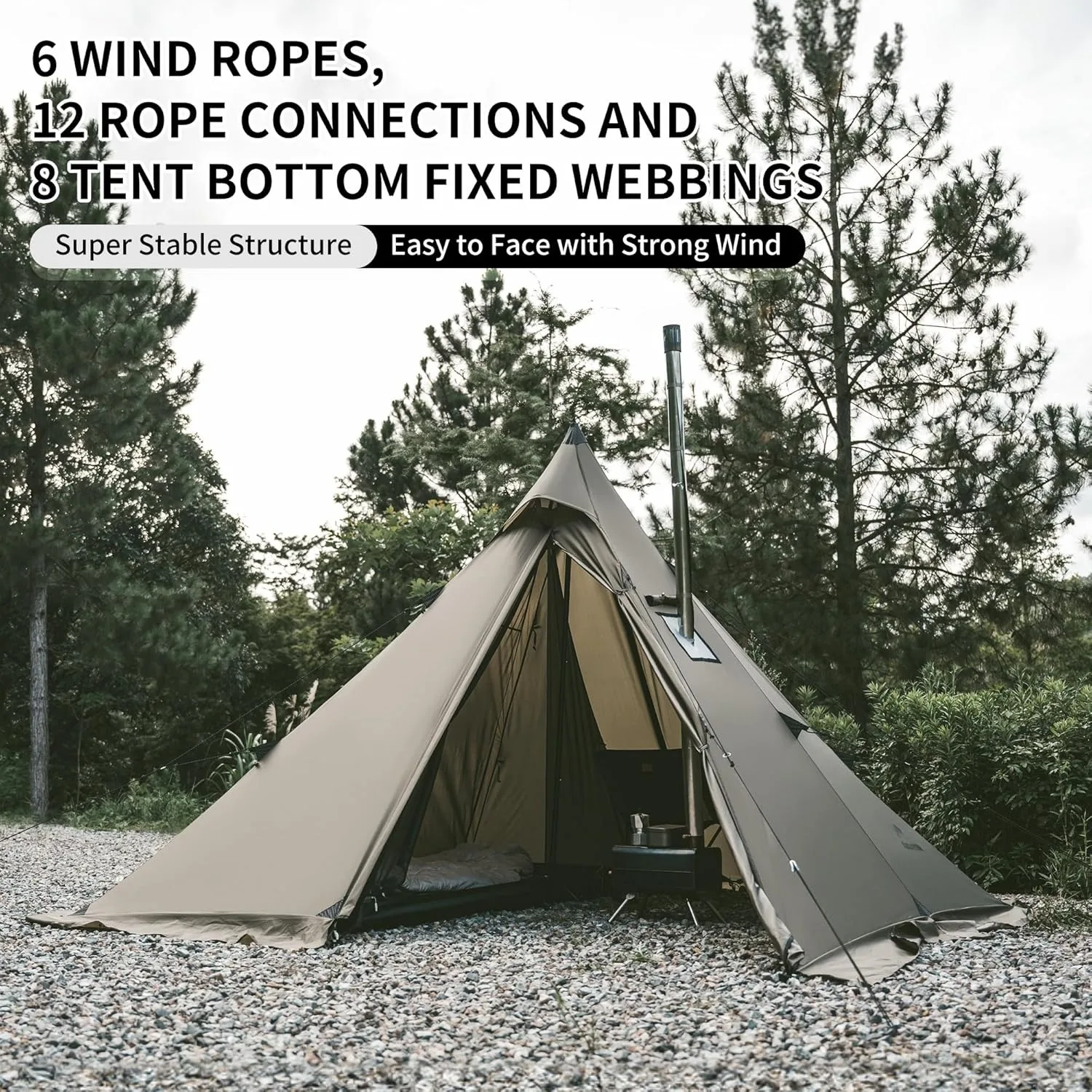 Naturehike Teepee Camping Tent 3