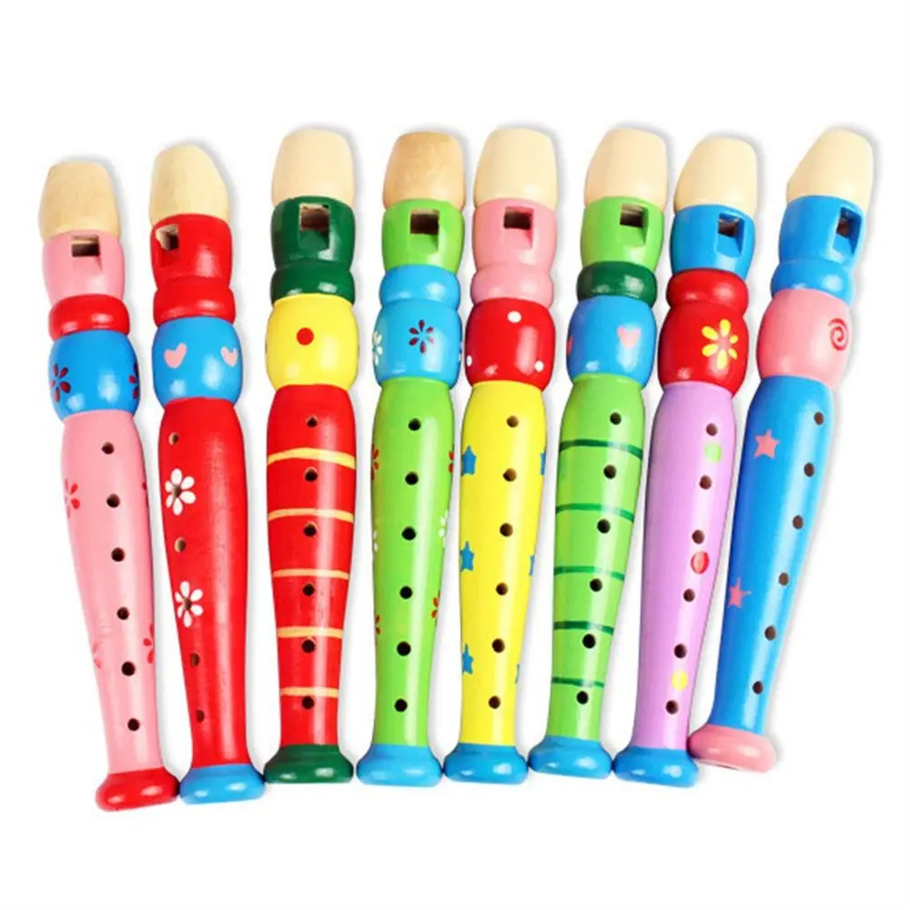 Colorful Wooden Kids Flute 3