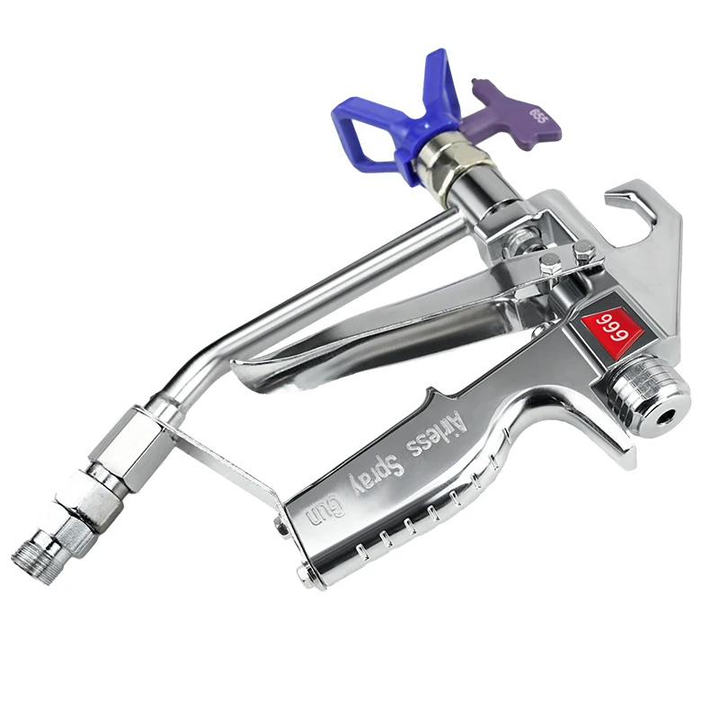 Airless Paint Spray Gun with Tip Guard,655 TIP and 3/8" Fitting , for ...
