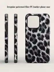 Leopard Print PU Leather Anti - Fall Shock - Proof Rotatable Belt Design Mobile Phone Soft Case - iPhone 12 Mini(5.4