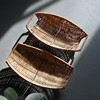 Rattan Fruit Bread Snacks Storage Tray Coffee Bar Storage Basket Nordic Desktop Cosmetic Sundries Organizer Kitchen Storage Boxs 4