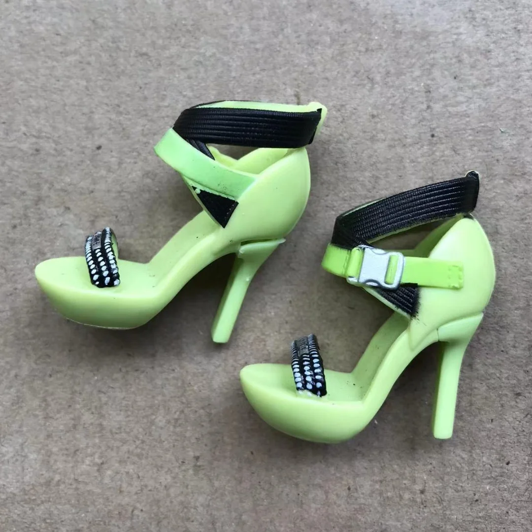 Stylish High Heeled Doll Shoes - Trendy 1/6 Scale Footwear Accessories