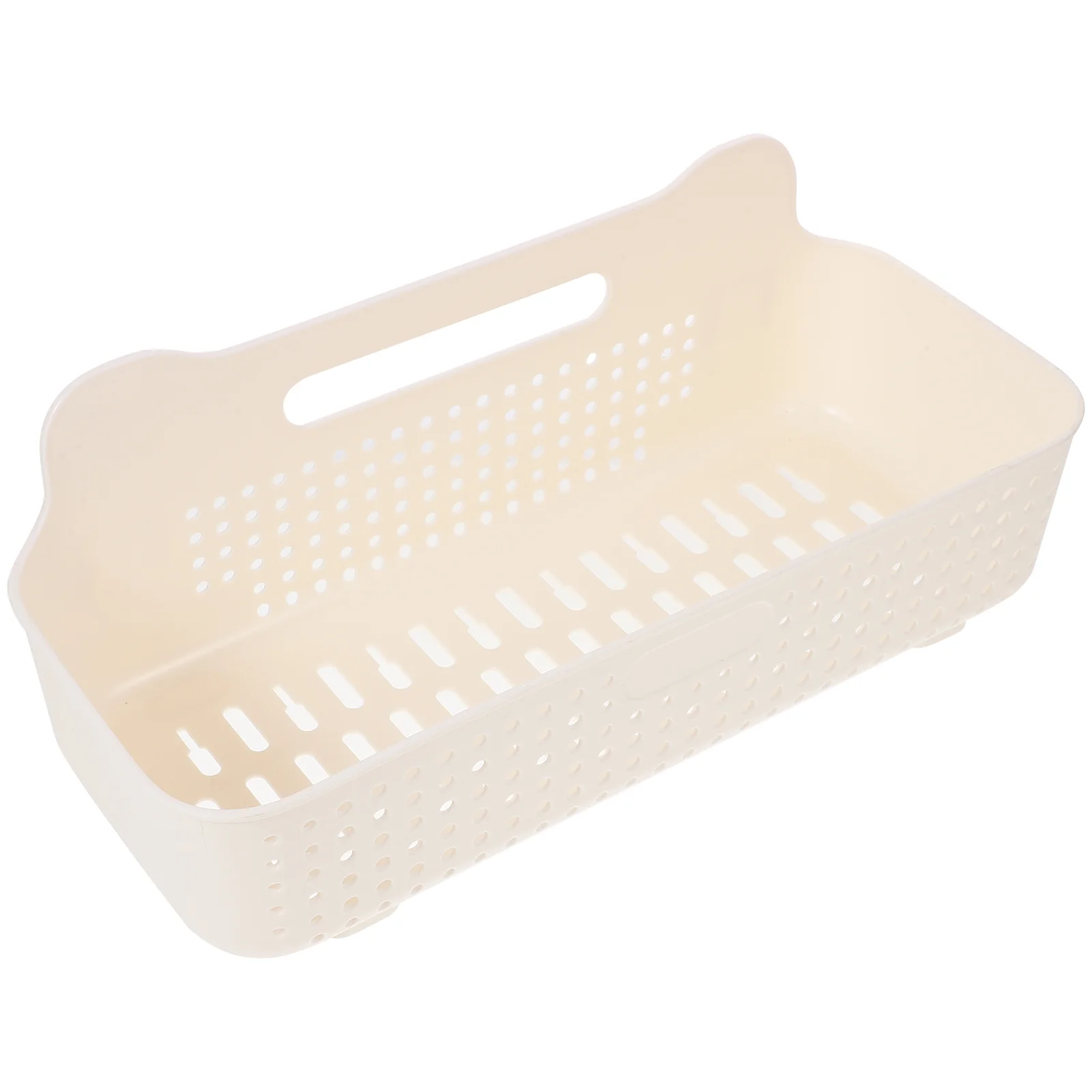 

Wall-mounted Storage Basket Plastic Hanging Sundries Iron Organizer Tray Shelf Without Drilling Pp Household Seasoning Rack