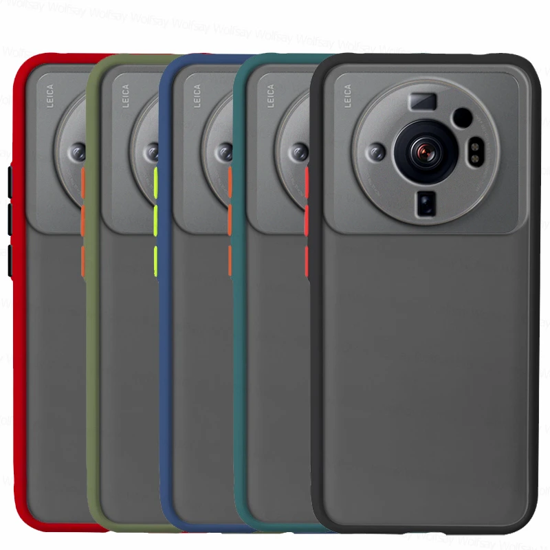 Matte PC-Abdeckung für Xiaomi 12S Ultra Case Xiaomi 12X 12 12S Pro Ultra Cover Stoßfeste TPU Hard Back Handyhülle Xiaomi 1_voghion.com