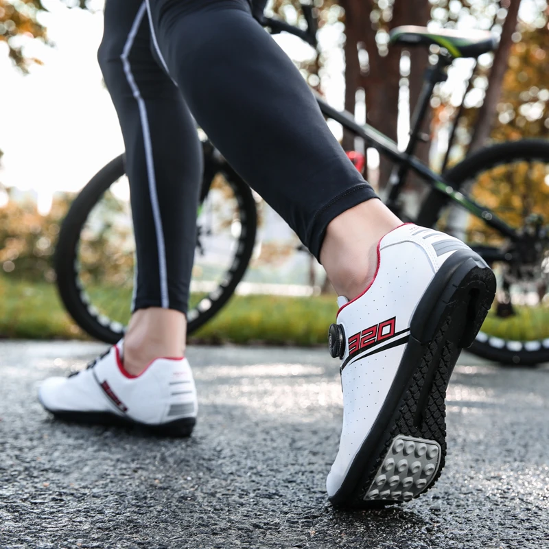 Cycling Shoes Cycling Sneaker MTB Men Sport Road Bike Boots Flat Racing Speed Sneakers Trail Mountain Bicycle Footwear Spd Pedal Cycling Shoes
