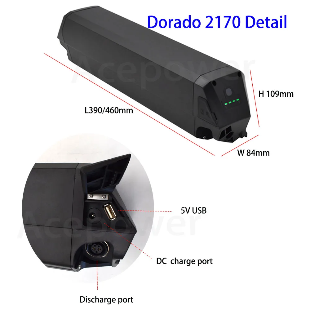 NCM Moscow Milano Aspen Venice Electric Bike Battery 48V13Ah 16Ah 17.5Ah Reention Battery for DEHAWK i5 Yukon750 Fitifito E Bike
