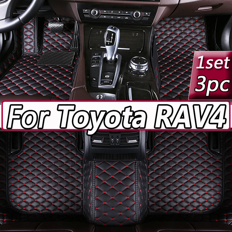 

Автомобильные коврики для Toyota RAV4 Vanguard XA30 2006 ~ 2012, автомобильные прочные коврики, роскошный кожаный коврик, коврик для защиты от грязи, автомобильные аксессуары