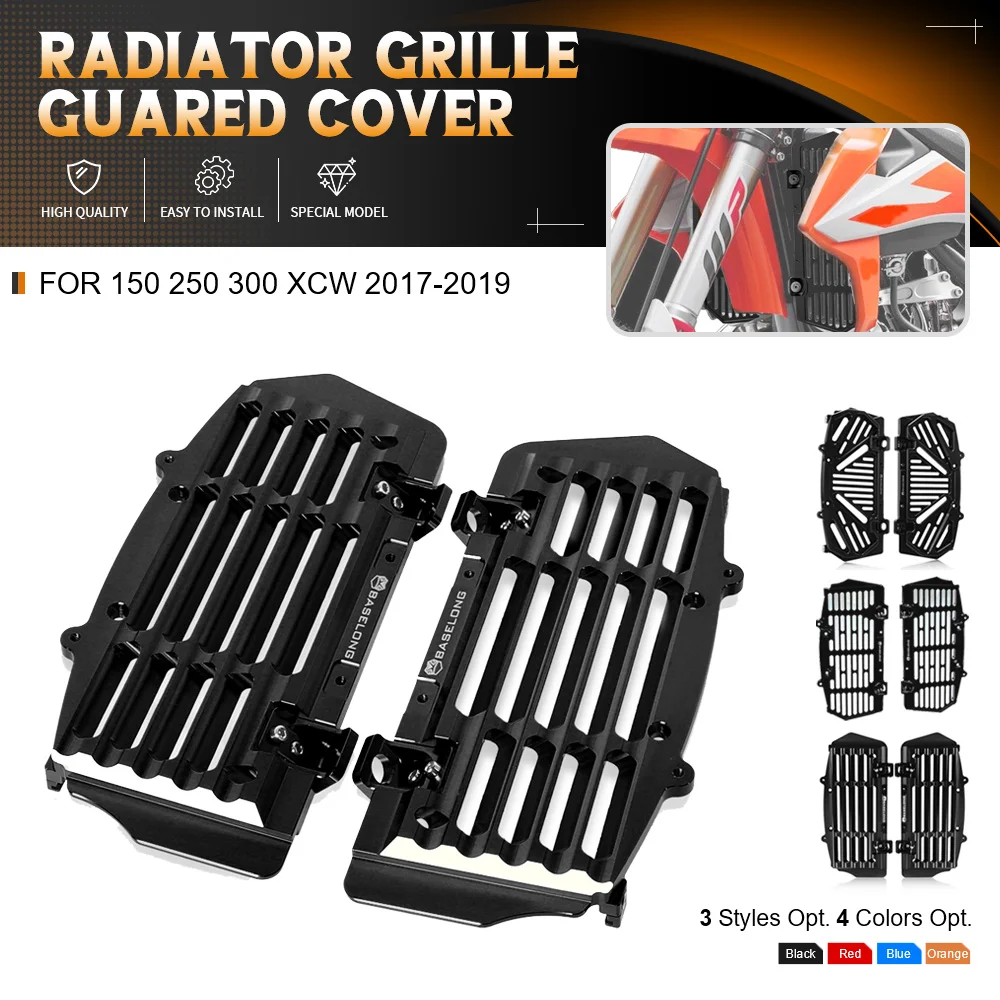 

FOR 150 250 300 XCW 2017-2018-2019 Motorcycle Accessories Radiator Grille Mesh Cover Shield Engine Cooler Protective Guard