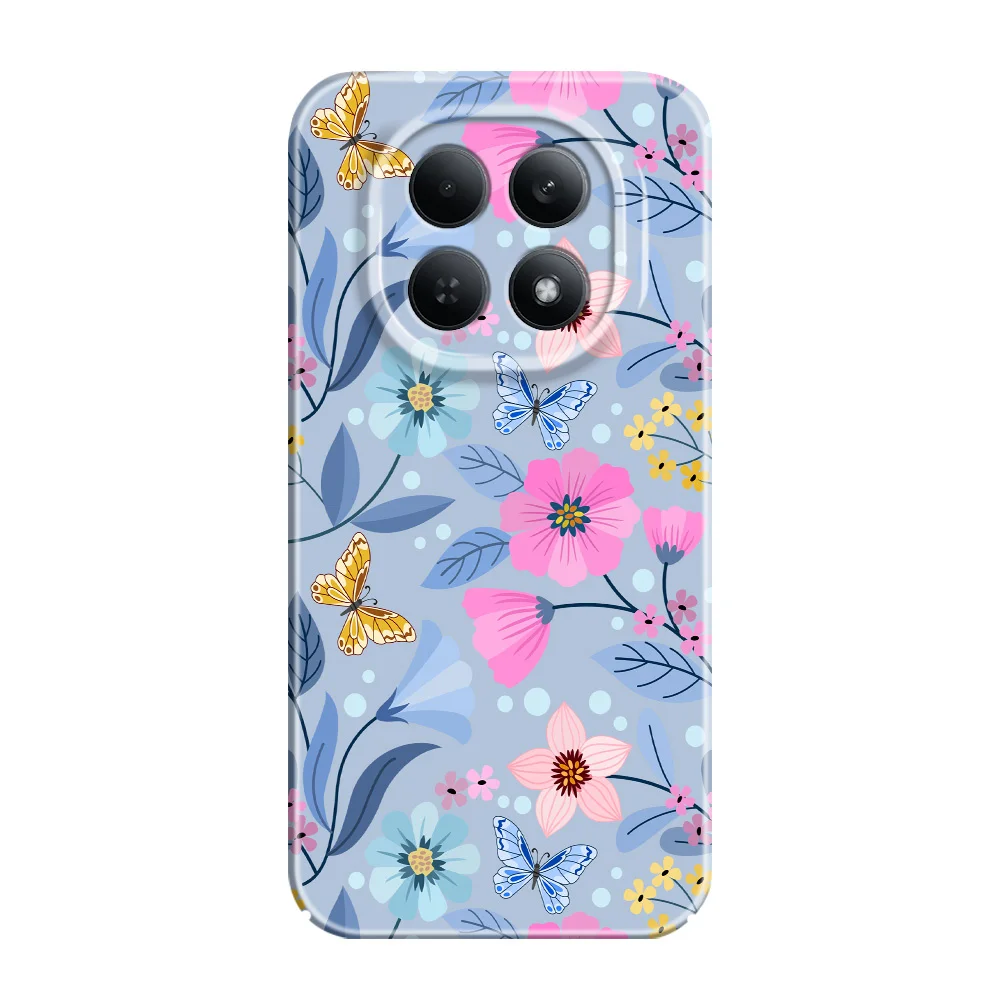 Vibrant Floral Design Phone Case - Durable Hard Cover with Screen Protection