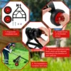 Grass Trimmer Lawn Mower Support Wheel For Weed Trimmer String Trimmer Support Wheels Attachment Wheels for Grass Eater Holder 3