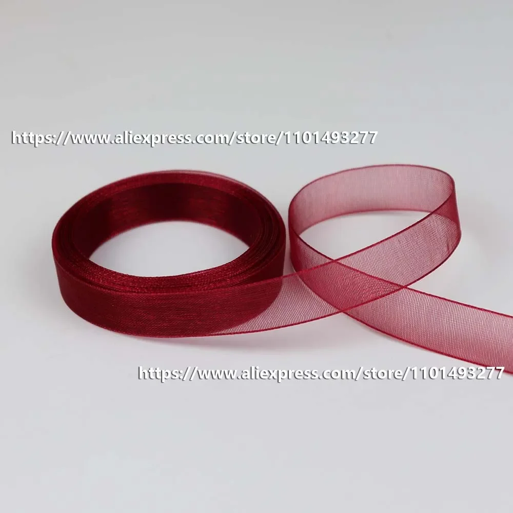 5 Yards Organza Ribbon for Gift Wrapping and Crafting