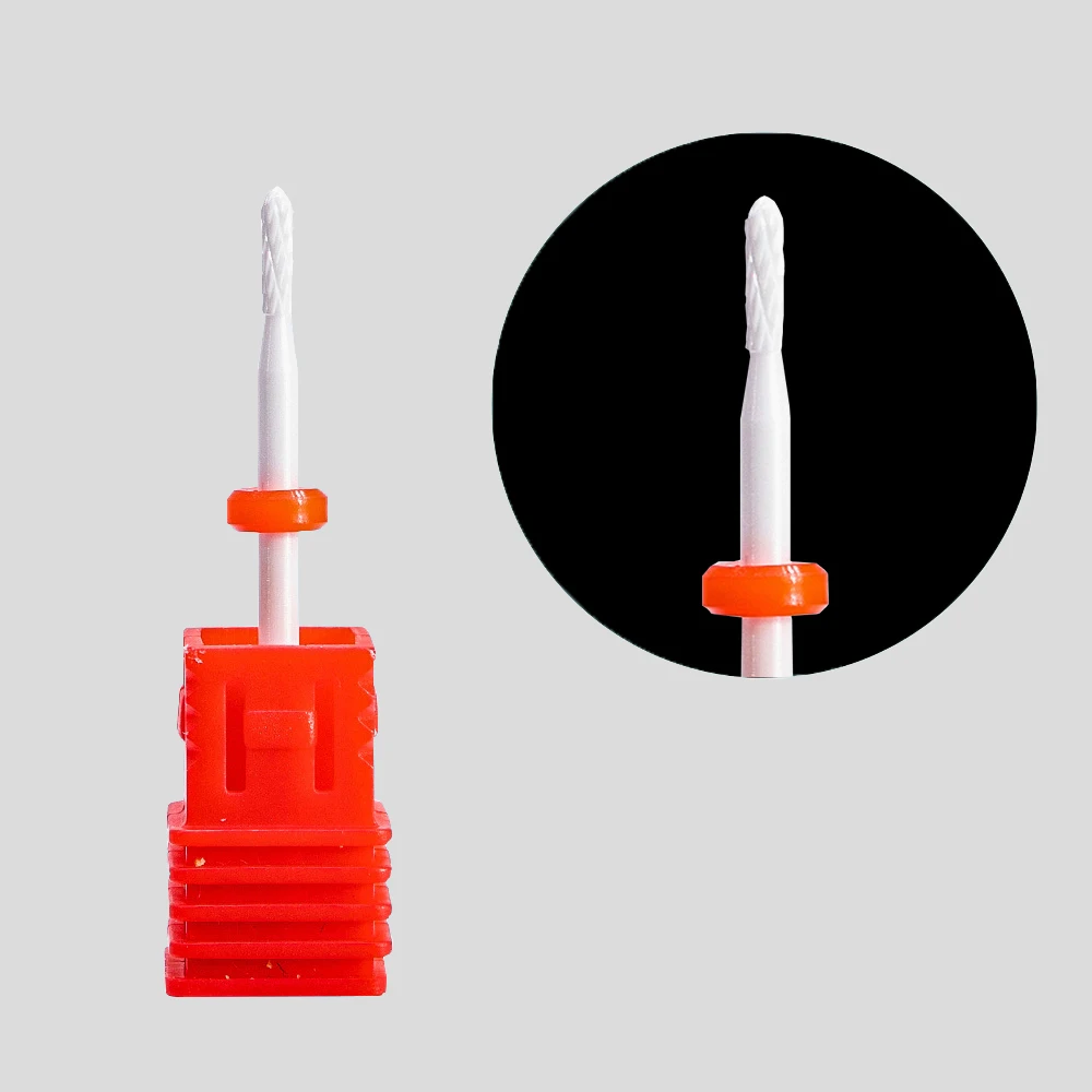 Nail Drill Bits Main Manicure Head To Nails Ceramic Cutter Nail Accessories Equipment for Electric Drill nail drill bit nail drill bits