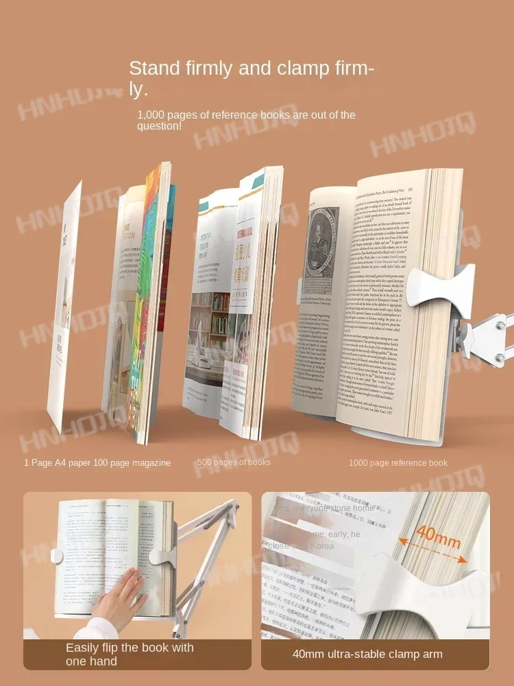Floor standing reading stand with adjustable lifting and lowering of reading bracket Office Mobile Phone Notebook Tray