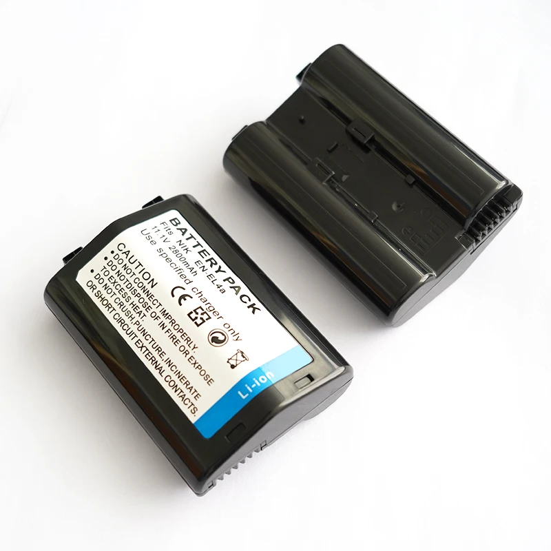Batteria 2800Mah 11.1V En-El4 En-El4A El4A Per Fotocamera Nikon F6 , D2Z ,D2H ,D2Hs ,D2X ,D2Xs ,D3 ,D3S ,D3X