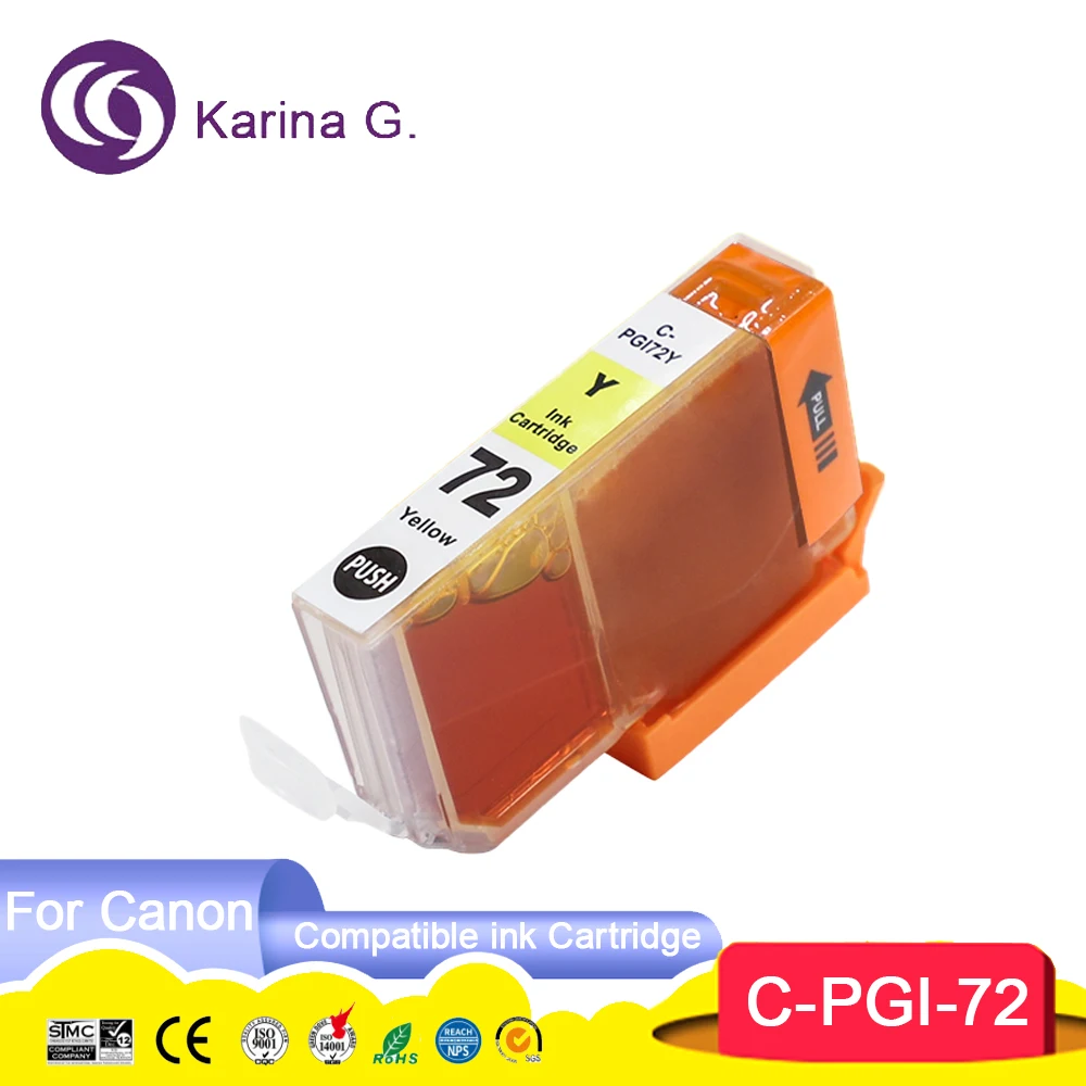 PGI72 PGI-72 PGI 72 Premium Color Compatible Printer Inkjet Ink Cartridge for P