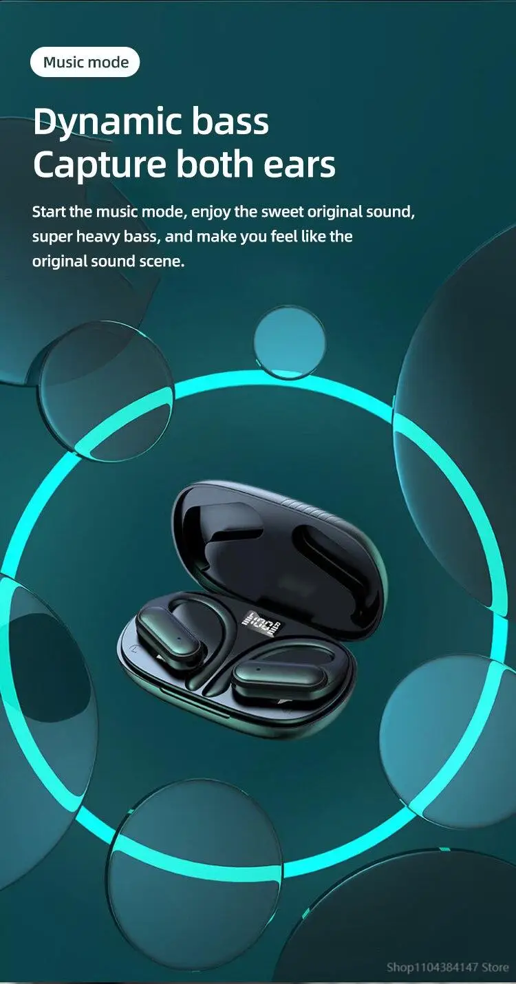 Écouteurs bluetooth 5.3 sans fil avec réduction de bruit et micro_voghion.com