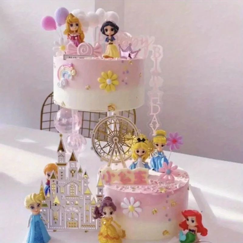 Double-Layer Cake Display Stand with Removable Separator Plate Versatile Baking Tool for Birthday Parties and Special Events